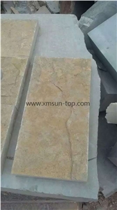 Beige Limestone Mushroomed Stone(20*40*4cm)/Beige Limestone Mushroomed Cladding/Beige Mushroom Stone/Building Stone/Mushroom Wall Cladding/Limestone Mushroom Wall Tile