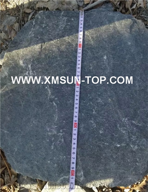 Black Slate Flagstone Stepping Stone/Black Round Stepping Stone/Black Slate Round Flagstone/Black Slate Flagstone Walkway Pavers/Black Flagstone Road Paving/Black Flagstone Patio/Garden Step Pavers