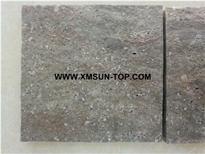 Brushed Grey Travertine Cubestone/Grey Travertine Paving Sets/Grey Travertine Pavers/Grey Travertine Floor Covering/Grey Travertine Paving Stone/Grey Travertine Pavers for Walkway