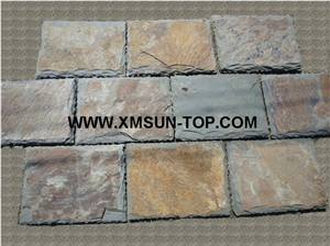 Chinese Rusty Roof Slate Tile with Rectangle Type/Rust Slate Roofing/Slate Roofing Tiles/Rust Slate Roof Tiles/Rust Slate Tile Roof Rectangle Shape/Roof Covering and Coating/Stone Roofing