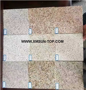 G682 Granite Cobble Stone/Yellow Rust Granite Cube Stone/Golden Yellow Granite Paving Sets/Gold Leaf China Granite Exterior Pavers/Giallo Rustic Granite Paving Stone/Courtyard Road Pavers
