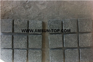 G684 Black Basalt Cube Stone/Diamond Black Basalt on Mesh/Black Pearl Basalt on Net/Natural Stone Net Paste/Floor Covering/Courtyard Road Pavers/Garden Stepping Pavements/Walkway Pavers