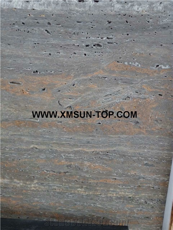 Honed Grey Travertine Tiles&Slabs/Grey Travertine Floor Tiles/Grey Travertine Wall Tiles/Grey Travertine for Wall Covering/Grey Travertine for Floor Covering