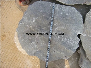 Light Grey Slate Flagstone Stepping Stone/Grey Round Stepping Stone/Grey Slate Round Flagstone/Grey Slate Flagstone Walkway Pavers/Grey Flagstone Road Paving/Grey Flagstone Patio/Garden Step Pavers