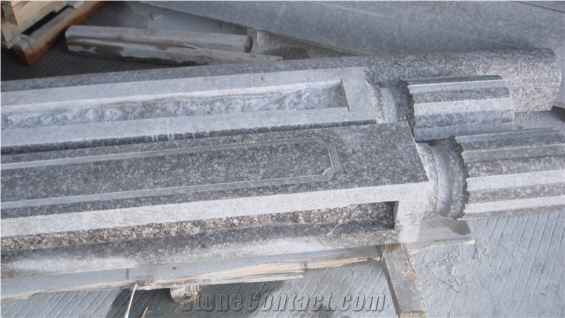 Best Selling China Natural Pink G664 Granite Handrail for Project,G664 Granite Balustrade, Bainbrook Peach Granite Balustrade, Granite Balustrade & Railing,High Quality Carved Balustrade