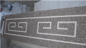 Best Selling China Natural Pink G664 Granite Handrail for Project,G664 Granite Balustrade, Bainbrook Peach Granite Balustrade, Granite Balustrade & Railing,High Quality Carved Balustrade