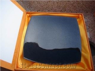 Black Granite Plate,Slate Fruit Plate China Granite Fruit Bowl,China Polished Black Granite Plate &Tray,Granite Kitchen Decoration Accessories,Black Granite Fruit Plate,Black Granite Dish