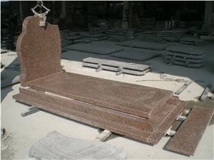 Cheap Chinese Granite G562 Maple Red,G562 Granite,Chinese Capao Bonito/G562 Granite Monument,China Crowm Red Monument & Tombstone,G562 Tombstone