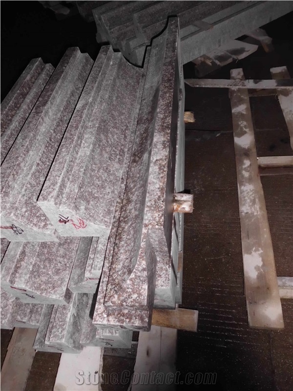 Cheapest G687 Polished Granite Skirting/Peach Red Polished Granite/China Red Polished Granite,G687 Skirting