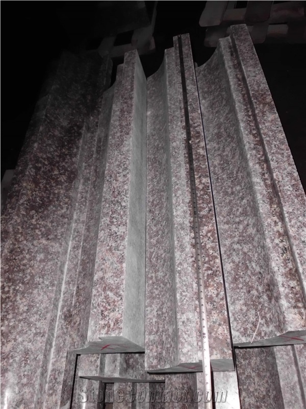 Cheapest G687 Polished Granite Skirting/Peach Red Polished Granite/China Red Polished Granite,G687 Skirting