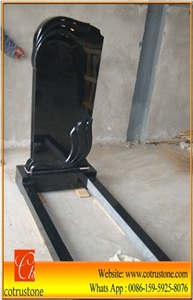 China Black Tombstone, Hebei Black Granite Monument & Tombstone,Hebei Black Grantie Gravestone