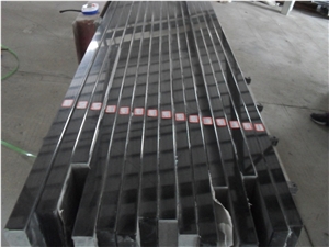 China Granite Absolute Black Hebei Black Polished Kitchen Countertop,Bar Top,Island Top,Bullnosed Desk Tops, Bench Tops,Work Top,Hebei Black Granite Countertops,Black Granite Kitchen Countertop