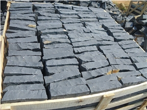 China Zhangpu Black Basalt Cobble Stone,Flamed Zhangpu Black Basalt Tiles Owned Quarry,Zhangpu Black Basalt/ Basalt with Holes/ Maping/ Pool Coping,Natural Black Basalt Block, Zhangpu Black Basalt