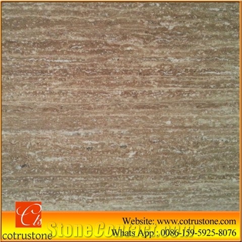 Coffee Travertine Slabs/ Antalya Noce Travertine Wall Covering Tile/Denizli Noce Travertine,Coffee Light Brown Travertino Slabs(Vein Cut), Brown Travertine Tiles Cut to Size for Walling,Flooring Cover