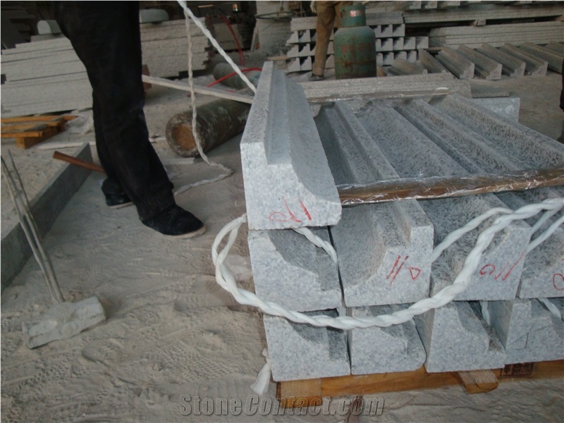 Flamed G655 Tile Slabs Chinese White Natural Granite Building Stone Flooring Covering Skirting Wall Panel Cladding,G655