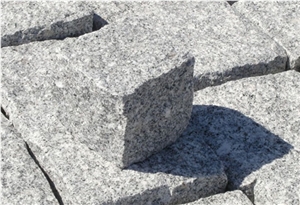 G603 Granite Cube Pavers Trumble Split Landscape Cobblestone