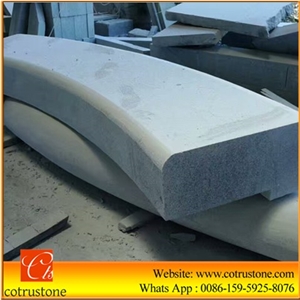 G603 Granite Garden Bench, Grey Granite Park Benches,China Light Grey G603 Granite Garden Bench, Outdoor Benches, Park Benches,New G603 Granite Landscaping Stones Bench & Table,Grey Granite/G603