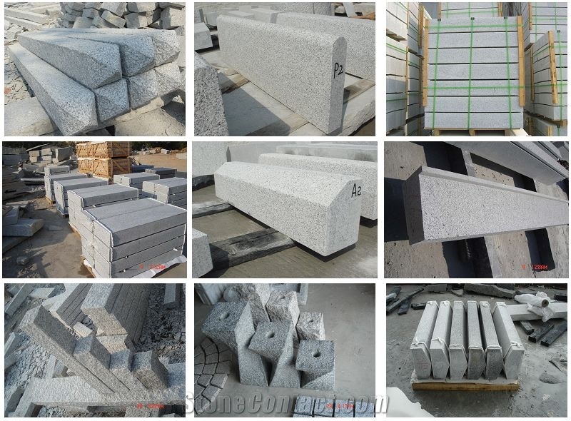 G603 Granite Kerbstone,Curstone,G603 Cheap Granite Kerbstone, Grey Granite Curbs,New G603 Light Grey Granite Road Stone, Side Stone,China G603 Granite Kerb Stone,Chinese Curbstone,Curbs for Outside