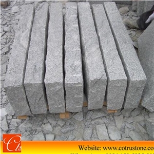 G603 Grey Granite Road Stone,G603 Light Grey Granite Bushhammered Wall Stones Side Stone,Cheap Prices,New G603 Road Stone, Chinese Granite Tils