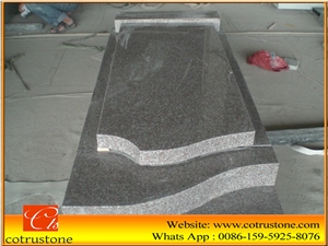 G635 Granite Tombstone Monuments,New G635 Granite Monument, Polished Tombstone, Pink Headstone from Our New Pink Rose Quarry,G635 Granite Tombstones, China Pink Granite Monuments