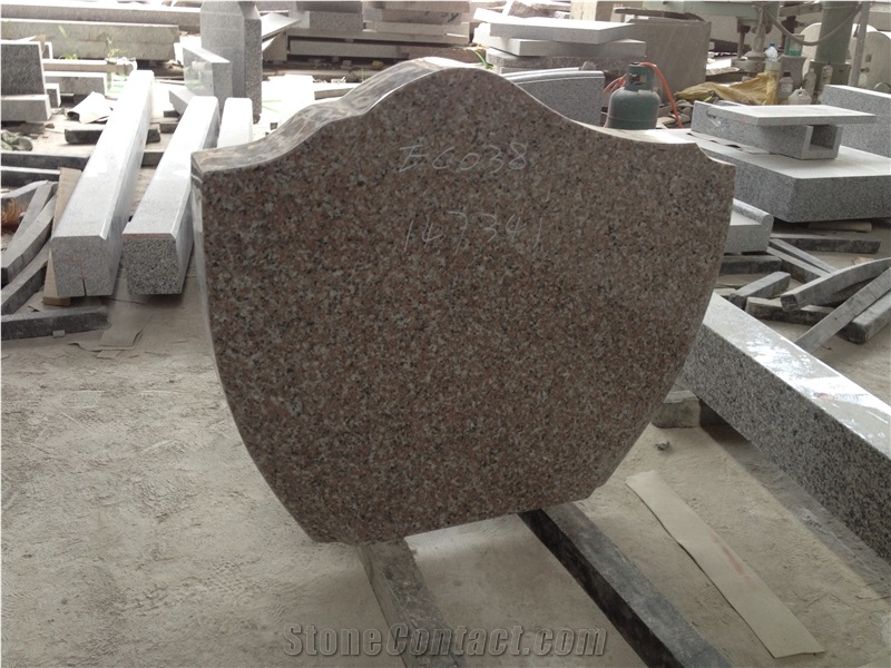 G635 Granite Tombstone Monuments,New G635 Granite Monument, Polished Tombstone, Pink Headstone from Our New Pink Rose Quarry,G635 Granite Tombstones, China Pink Granite Monuments