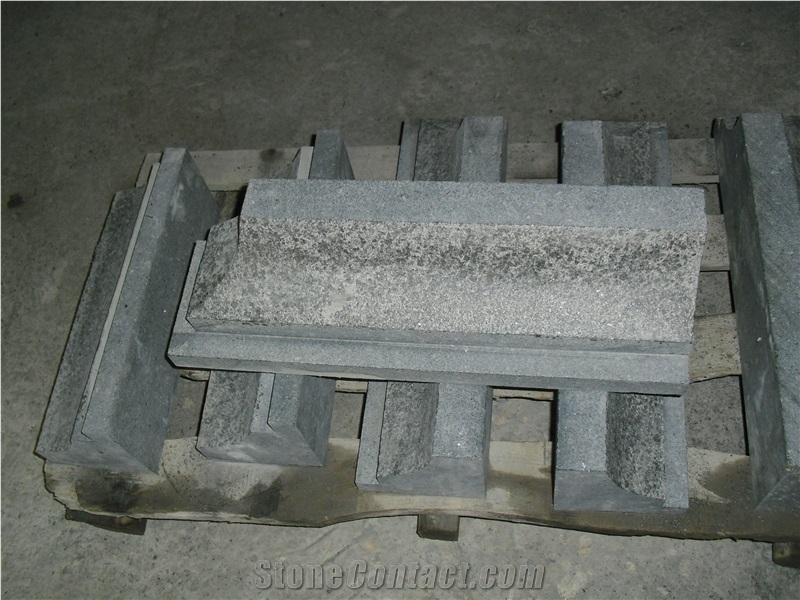 G684 Granite Skirting,Chinese Fuding Black,Pearl Black,Flamed G684 Chinese Black Natural Granite Building Stone Flooring