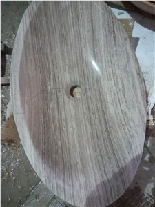 Grey Wooden Marble Basins, Centaurus Emperador Basins, Natural Stone Basin, Kitchen Sinks, Light Grey Wood Grain Marble Sinks, Wooden Vein Marble Sinks,Bathroom Sinks/Basins, Wash Bowl,Wooden Vein Mar