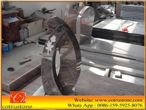 Lndian Juparana Tombstone&Headstone&Headstone