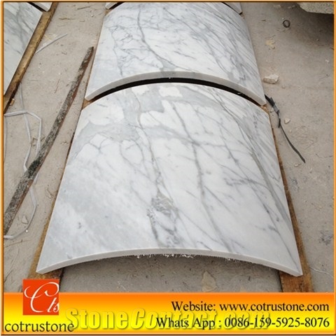 Middle White Marble Column,Natural Stone Column in Middle,Column-Middle Flower White,Hot Sale White Marble and Carrara White and Natural Decorative