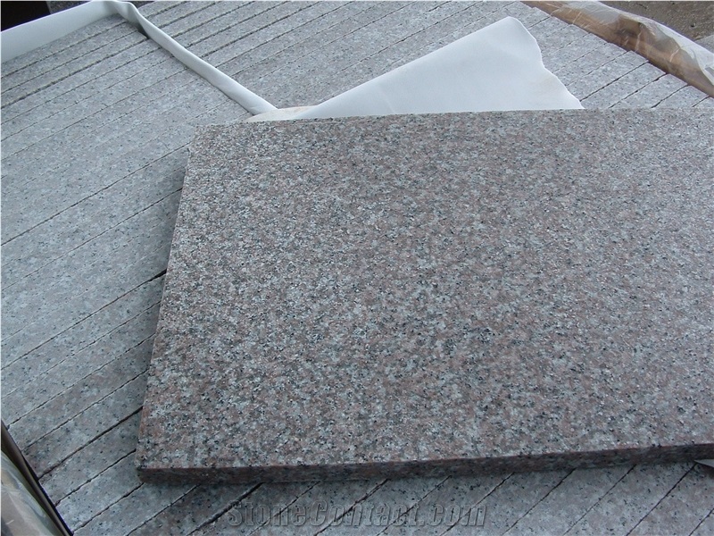 Natural Polished G635 Granite Step(Caved),G635 Granite Stairs & Steps , Classic Pink, Pink Granite,G635 Granite Step, G635 Pink Granite Steps