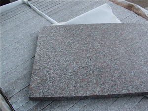 Natural Polished G635 Granite Step(Caved),G635 Granite Stairs & Steps , Classic Pink, Pink Granite,G635 Granite Step, G635 Pink Granite Steps