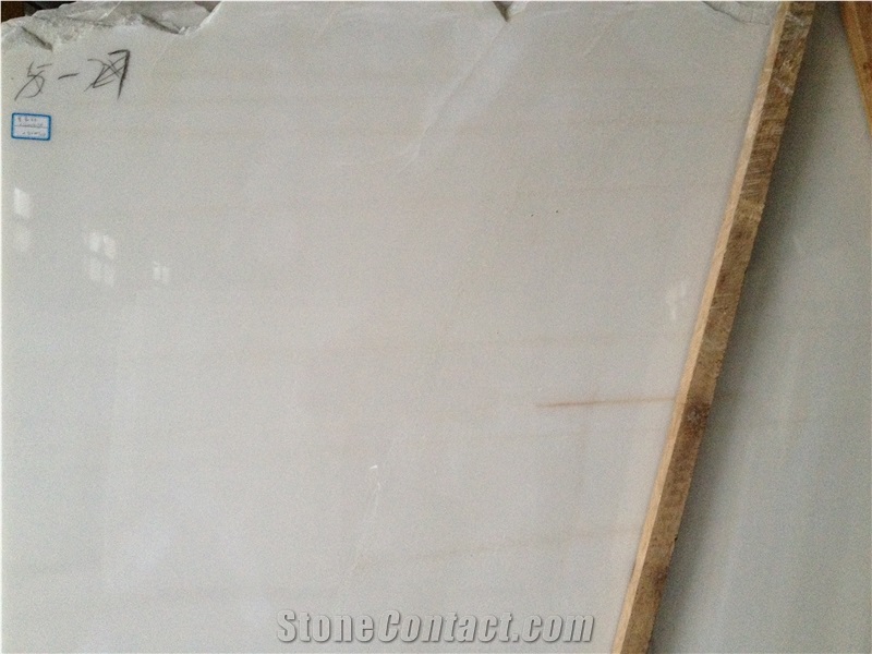 Own Quarry-China White Onicciato 2# Onyx Tiles & Slabs, Wall Covering & Flooring,Snow White Onyx Slabs & Tiles