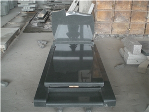 Polished G654 Granite Cross Tombstones,Sesame Black,Pandang Black Granite Head Mounument,G654 Granite Headstone,G654 Tombstone,Granite Monument,Wholesale Cheap G654 Slabs Tiles on Tombstone