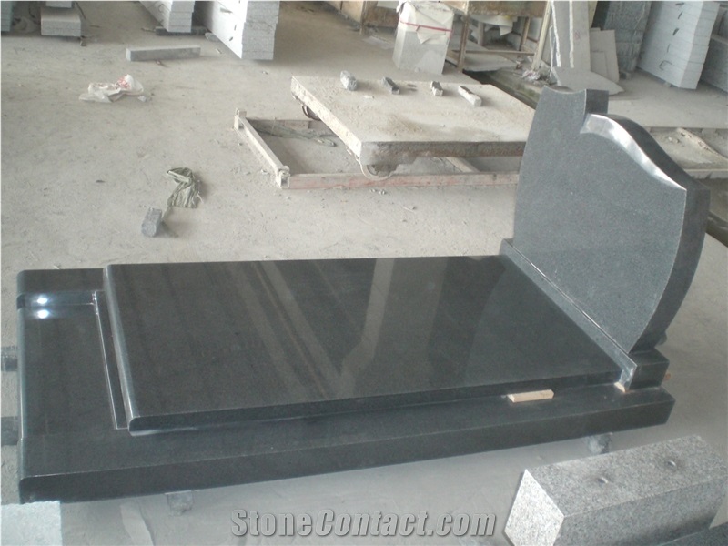 Polished G654 Granite Cross Tombstones,Sesame Black,Pandang Black Granite Head Mounument,G654 Granite Headstone,G654 Tombstone,Granite Monument,Wholesale Cheap G654 Slabs Tiles on Tombstone