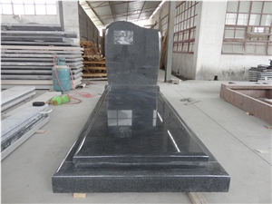 Polished G654 Granite Cross Tombstones,Sesame Black,Pandang Black Granite Head Mounument,G654 Granite Headstone,G654 Tombstone,Granite Monument,Wholesale Cheap G654 Slabs Tiles on Tombstone