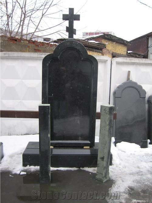 Shanxi Black Granite Tombstone Cover Plate,Shanxi-Black Monument & Tombstone,China Absolute Black American Style Polished Monument & Tombstone