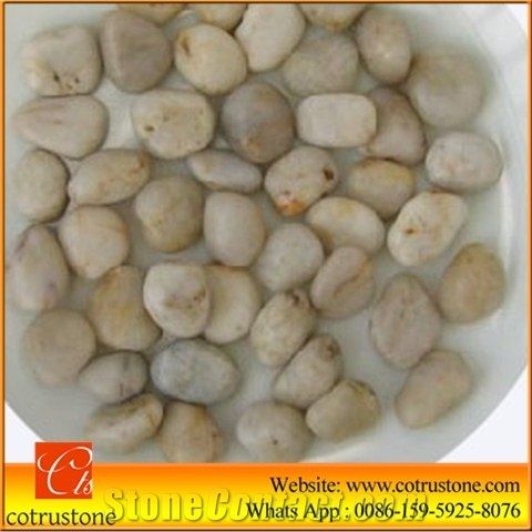 Snow White Pebble Stone,Snow White River Stone,Snow White Flat Pebble,Snow White Gravel,Snow White Polished Pebble Stone,Machine Customized Pebble Stone,Pure White Natural Pebble Stone for Decoration
