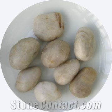 Snow White Pebble Stone,Snow White River Stone,Snow White Flat Pebble,Snow White Gravel,Snow White Polished Pebble Stone,Machine Customized Pebble Stone,Pure White Natural Pebble Stone for Decoration