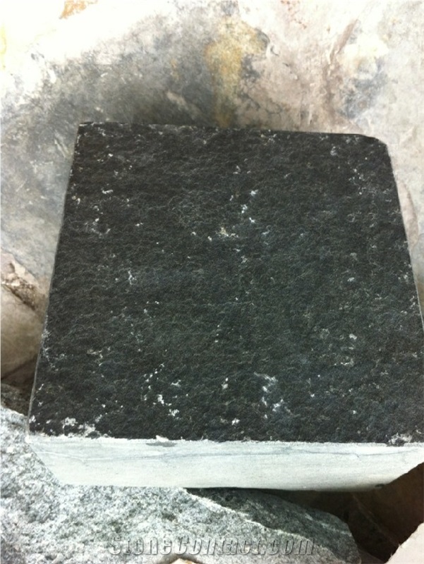 Zhangpu Black Basalt Paving Stone /Andesite/Basalto/Cobble Stone/ for Walkway/Road Paving,Zp Black Basalt / Zhangpu Black / Basalt / Paver,Zhangpu Black Basalt Color Paving Stone,China Black Basalt