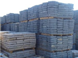 Zhangpu Black Basalt Paving Stone /Andesite/Basalto/Cobble Stone/ for Walkway/Road Paving,Zp Black Basalt / Zhangpu Black / Basalt / Paver,Zhangpu Black Basalt Color Paving Stone,China Black Basalt