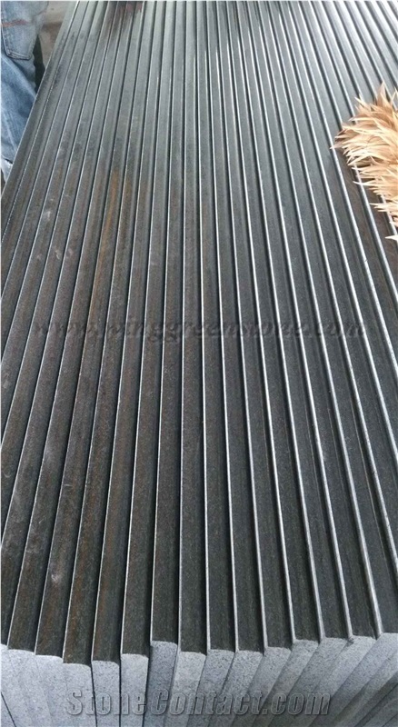 Black Galaxy Granite Kitchen Countertops, Customized Countertop, High Polished Bench Top