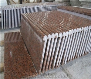 Cheapest Price High Quality Own Factory Chinese G562/Maple Leaf Red/Maple Leaves/Capao Bonito/Samkie Red/Zarkie Red Granite Kitchen Countertops/Bar Top/Worktops/Island Tops/Desk Tops/Bench Tops