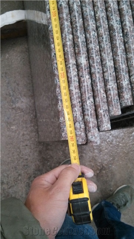 High Quality Polished G664 Granite/Luo Yuan Red Granite/ Brainbrook Brown Granite/Black Spots Brown Granite/China Pink for Kitchen Countertops