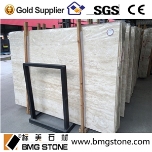 Light Travertine Vein Cut Stairs & Steps, Beige Classic Travertine