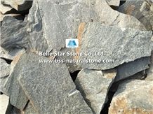 Green Quartzite Random Flagstone,Green Crazy Stone,Quartzite Irregular Flagstones,Green Flagstone Wall,Quartzite Flagstone Walkway Pavers,Natural Flagstone Courtyard,Green Flagstone Paving,Landscaping
