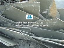 Green Slate Random Flagstones,Split Face Slate Crazy Stone,Slate Irregular Flagstones,Natural Stone Flagstone Driveway,Slate Flagstone Walkway Pavers,Natural Slate Flagstone Courtyard,Slate Flagstone
