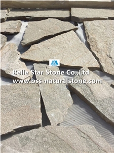 Pink Quartzite Random Flagstone,Quartzite Crazy Stone,Pink Flagstone Walkway Pavers,Pink Quartzite Irregular Flagstones,Quartzite Flagstone Wall,Natural Flagstone Courtyard,Landscaping Stone Pavers