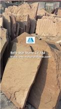 Pink Sandstone Random Flagstone,Pink Crazy Stone,Sandstone Irregular Flagstones,Natural Flagstone Driveway,Flagstone Walkway Pavers,Flagstone Courtyard,Landscaping Wall Stone,Pink Sandstone Flagstone