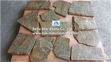Rustic Quartzite Random Flagstone,Quartzite Crazy Stone,Rustic Quartzite Irregular Flagstones,Quartzite Driveway,Natural Quartzite Quartzite Courtyard,Quartzite Walkway Pavers,Rustic Quartzite Pavers