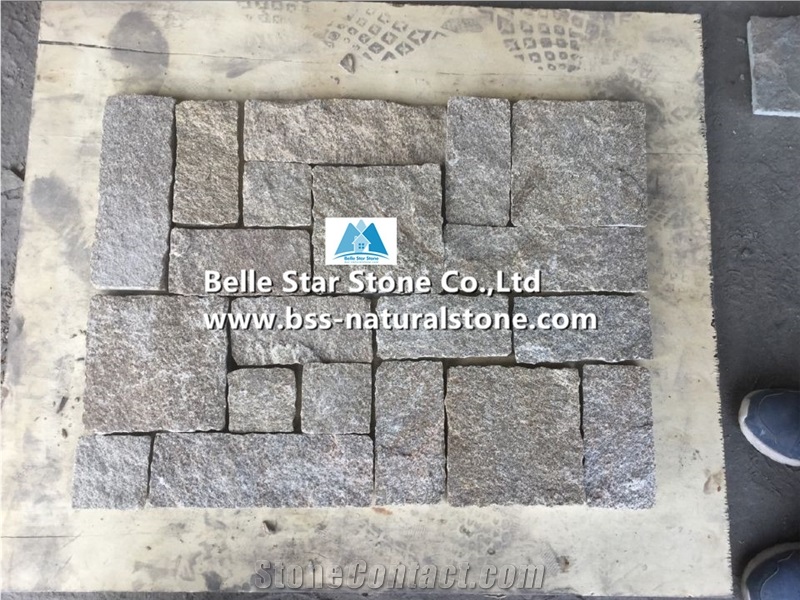 Yellow Granite Tiles,Natural Granite Wall Tiles,Granite L Corner Wall Stone,Yellow Granite Stone Cladding,Landscaping Wall Stone Facade,Yellow Stone Wall Face,Indoor/Outdoor Granite Wall Pattern